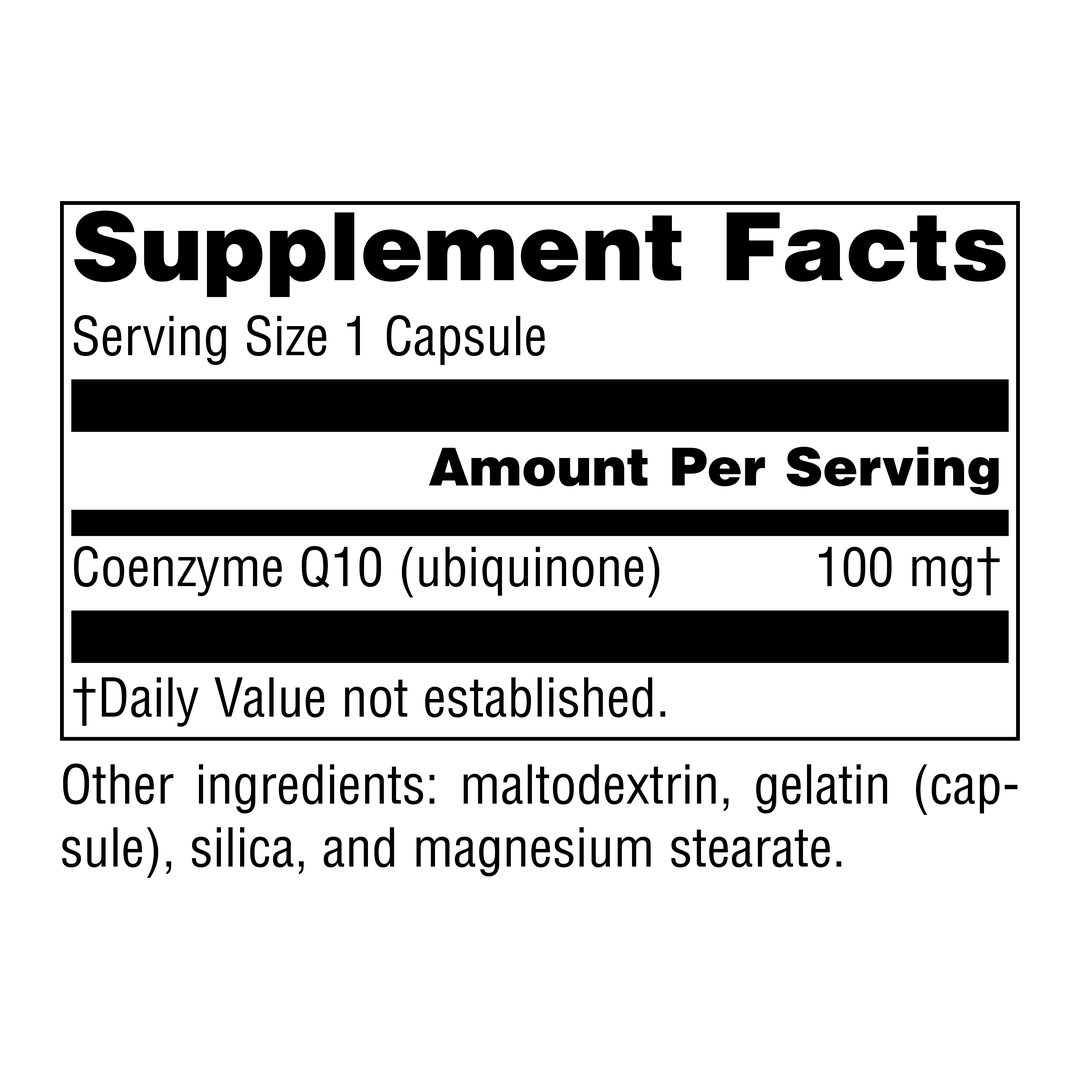 Source Naturals, Coenzyme Q10, 100 Mg, 60 Capsules