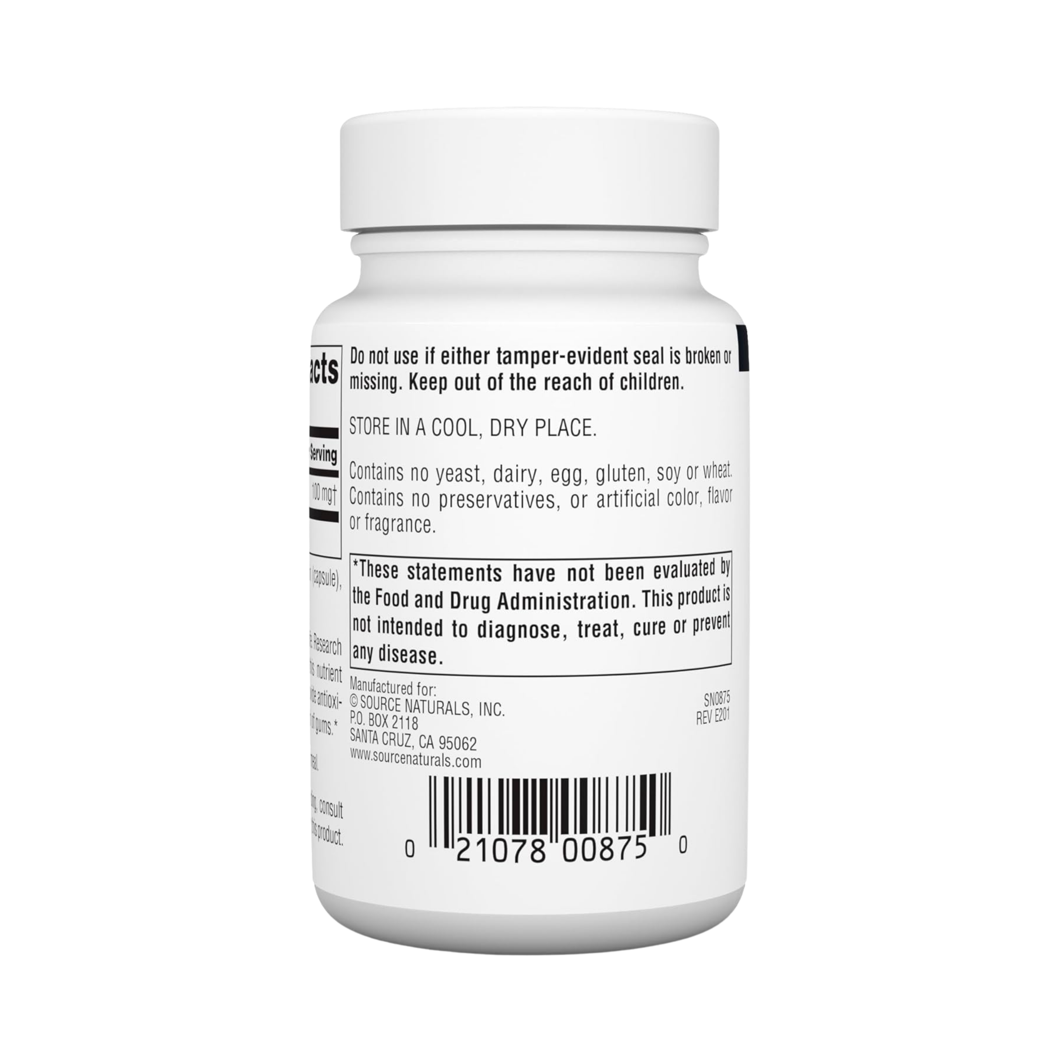 Source Naturals, Coenzyme Q10, 100 Mg, 60 Capsules
