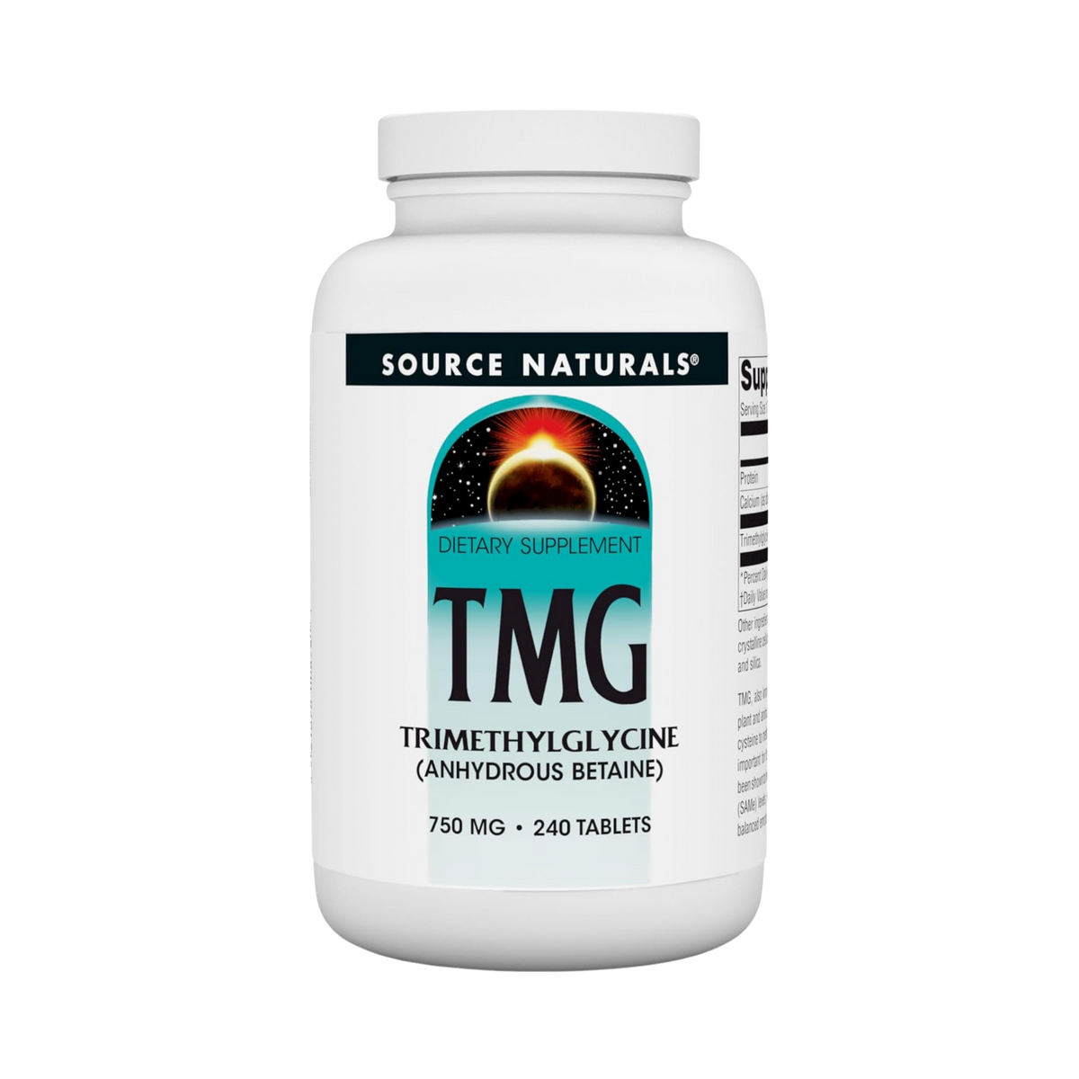 Source Naturals, TMG, 750 Mg, 240 Tablets