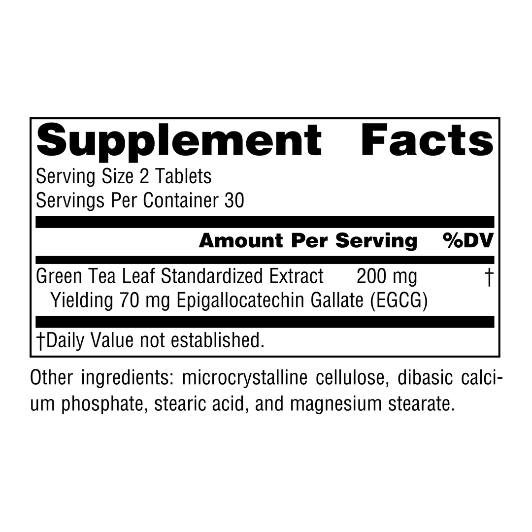 Source Naturals, Green Tea Extract, 100 Mg, 60 Tablets
