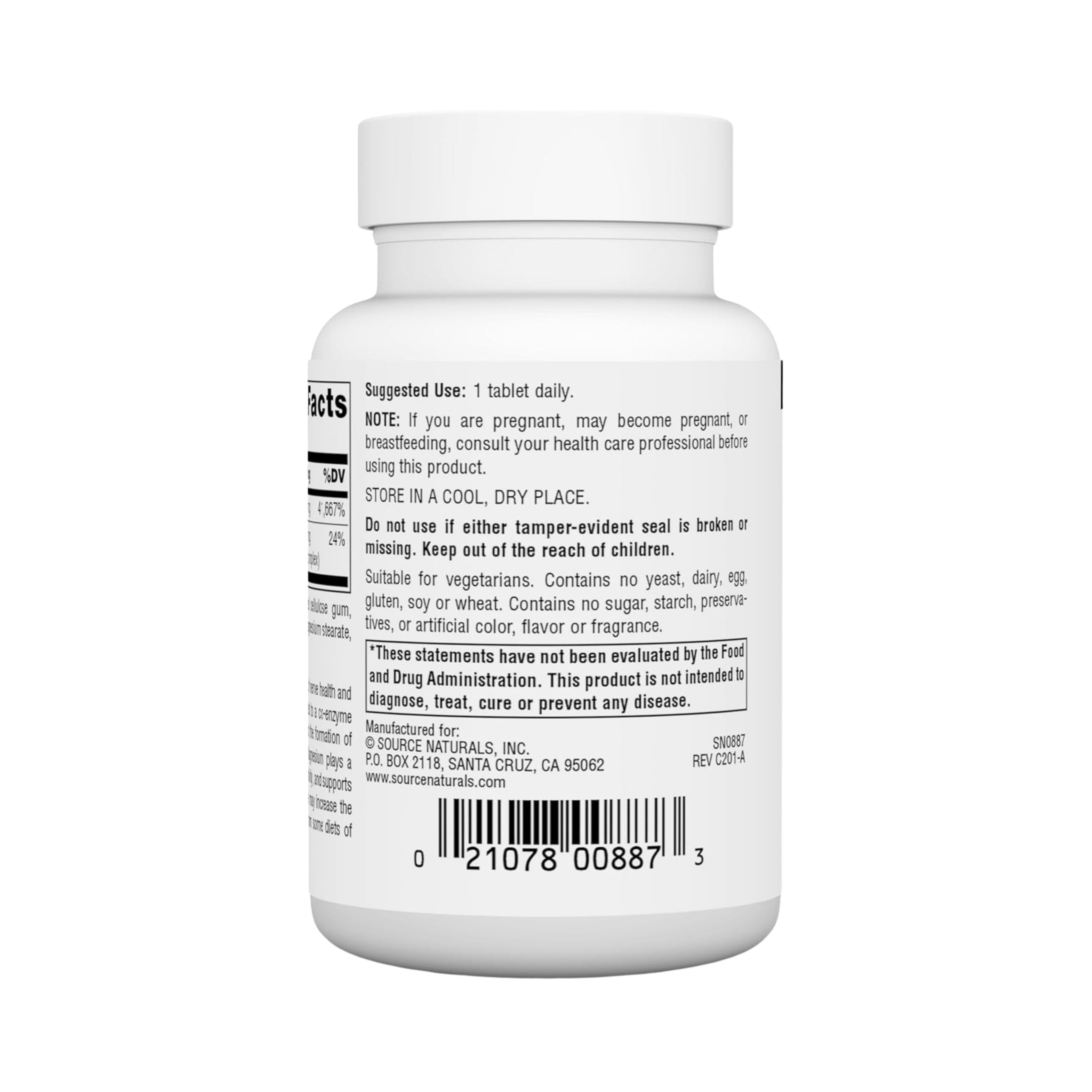 Source Naturals, B-1, High Potency, 500 Mg, 50 Tablets