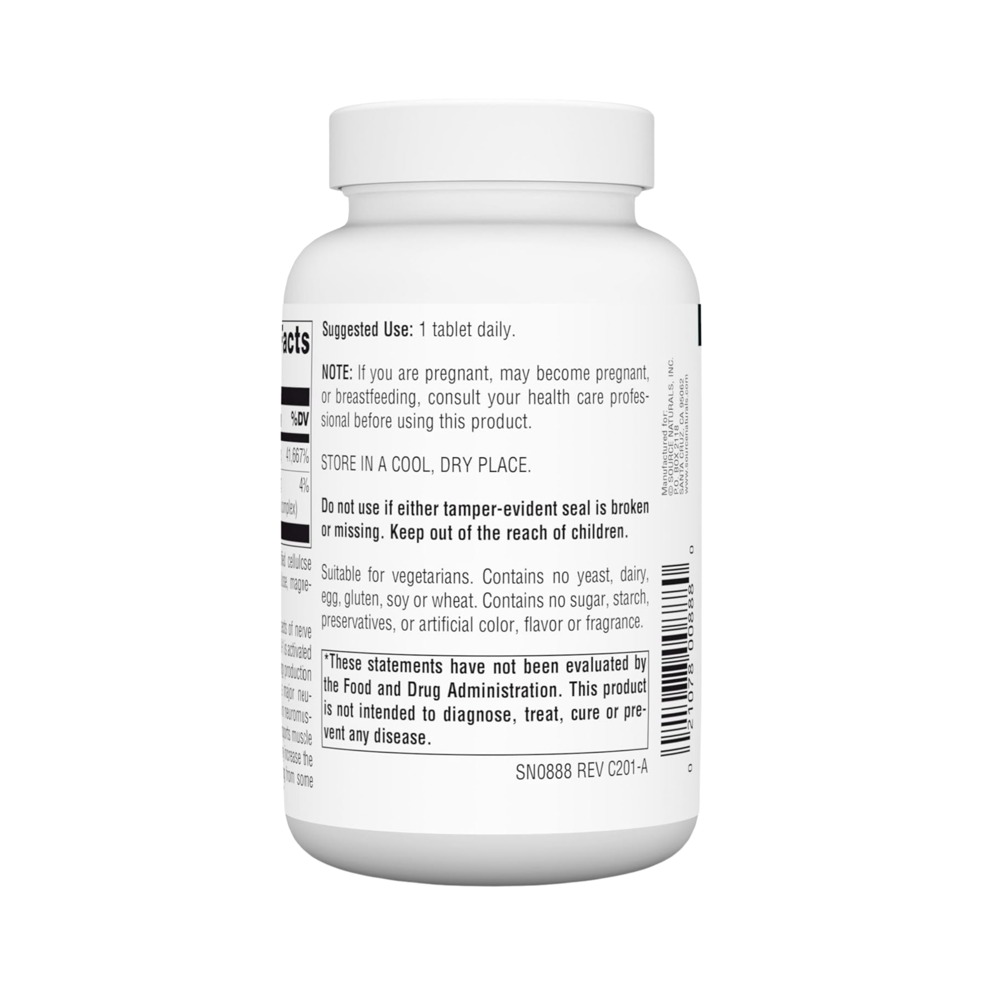 Source Naturals, B-1, High Potency, 500 Mg, 100 Tablets