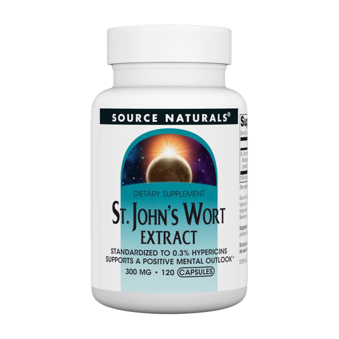 Source Naturals, St. John's Wort Extract, 300 Mg, 120 Capsules