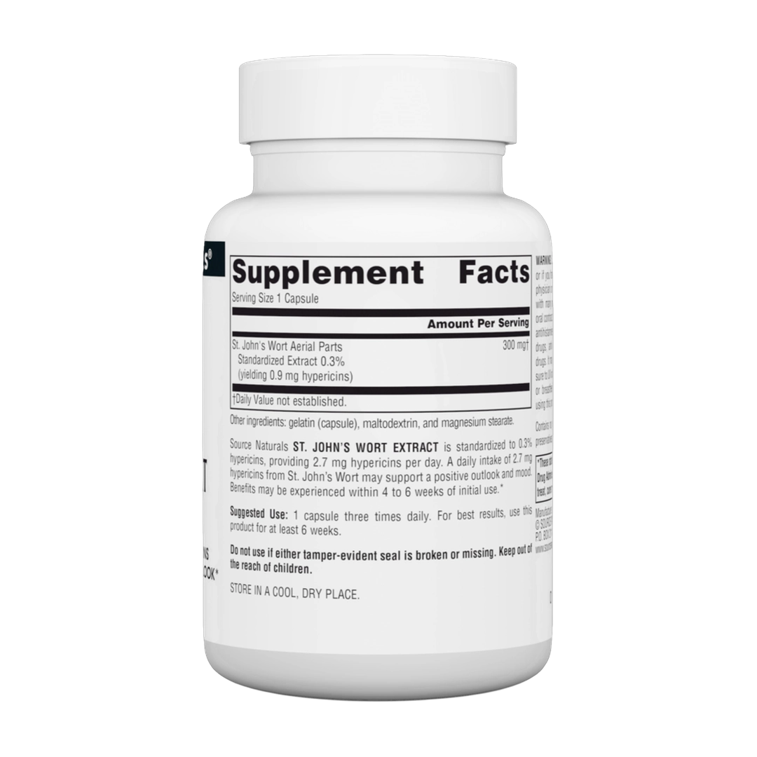 Source Naturals, St. John's Wort Extract, 300 Mg, 120 Capsules