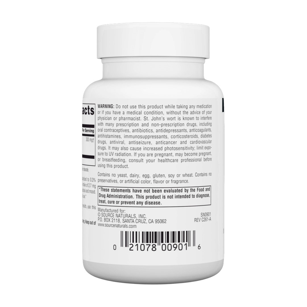 Source Naturals, St. John's Wort Extract, 300 Mg, 120 Capsules