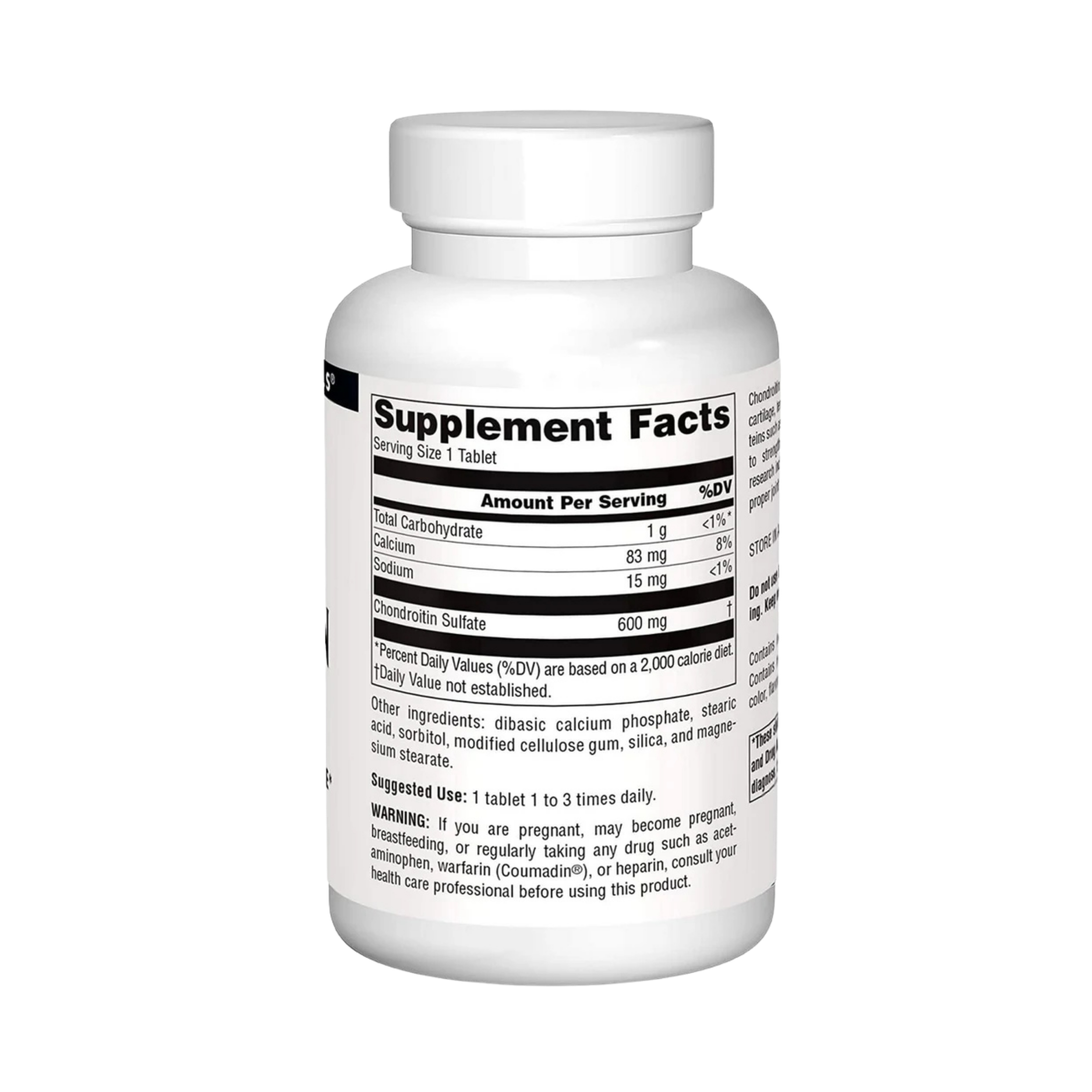 Source Naturals, Chondroitin Sulfate, 600 Mg, 120 Capsules