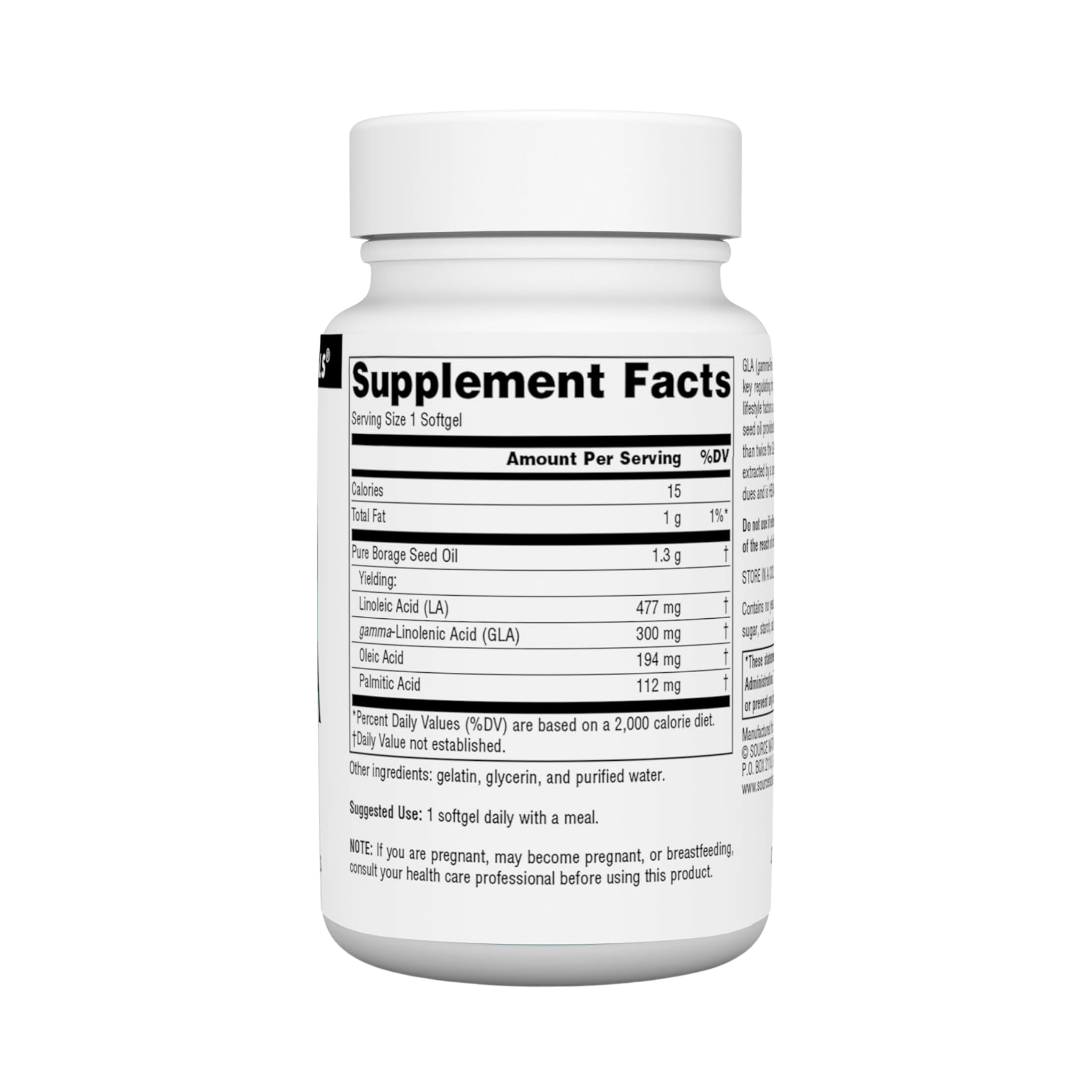 Source Naturals, Mega-GLA 300, 30 Softgels