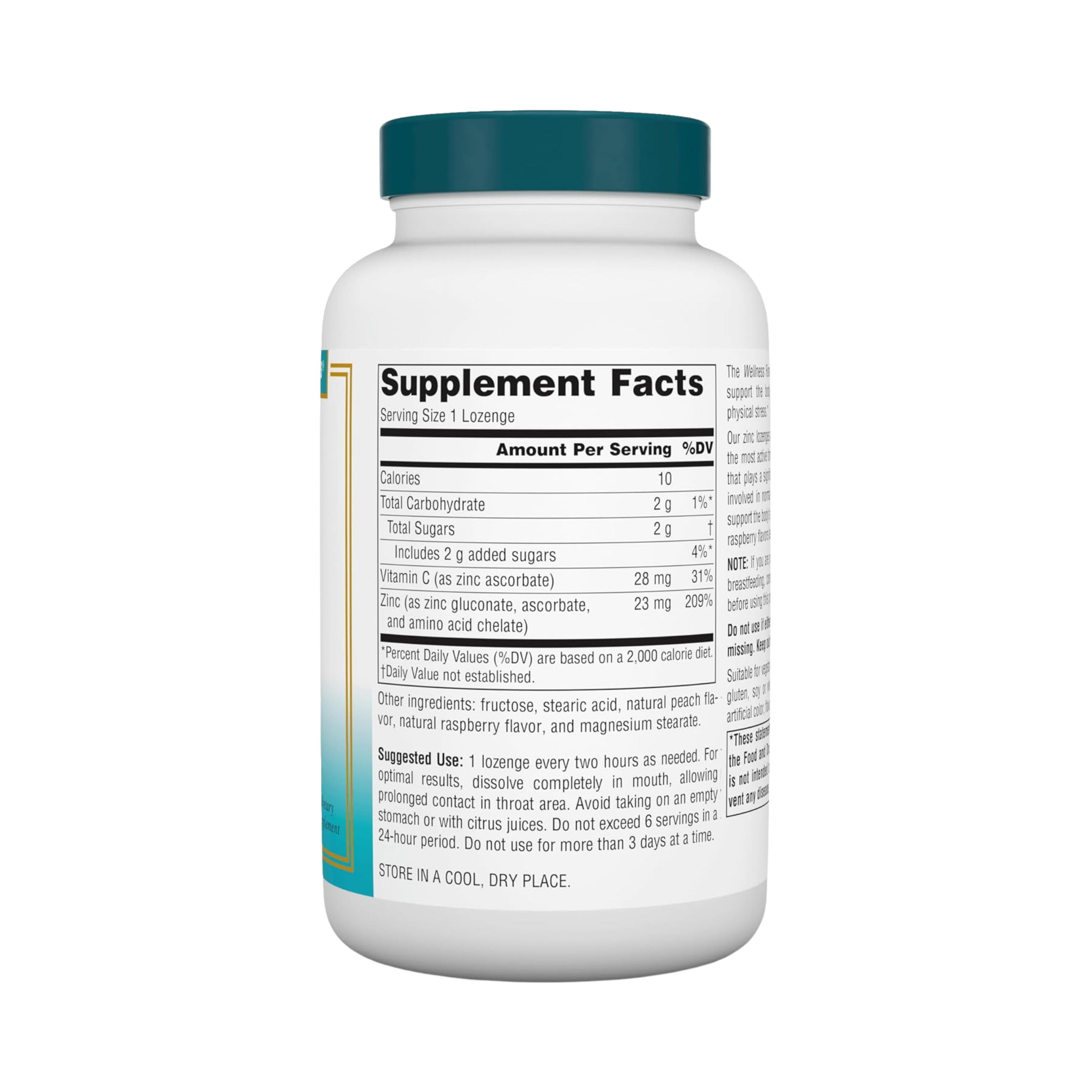 Source Naturals, Wellness Zinc Lozenges, 23 Mg, 60 Lozenge