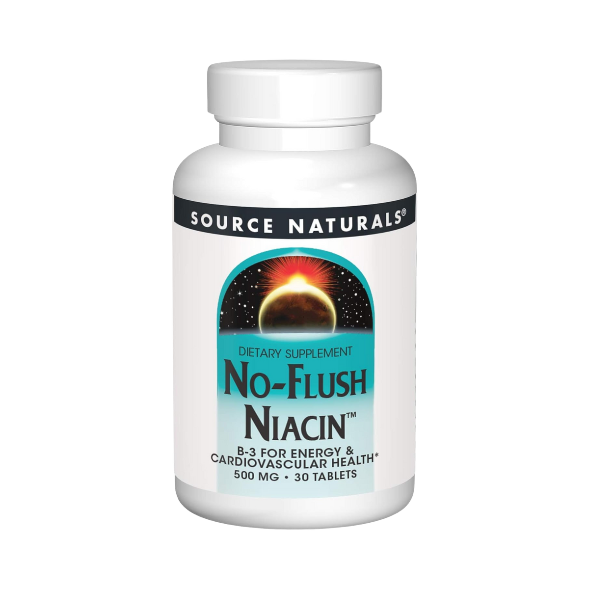 Source Naturals, No-Flush Niacin, 500 Mg, 30 Tablets