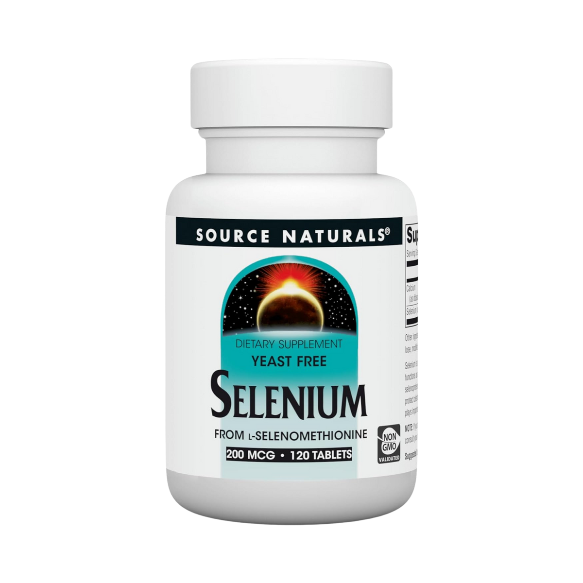 Source Naturals, Selenium, Yeast Free, 200 Mcg, 120 Tablets