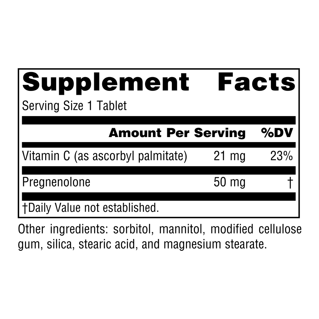 Source Naturals, Pregnenolone, 50 Mg, 60 Tablets