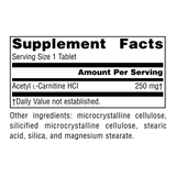 Source Naturals, Acetyl L-Carnitine, 250 Mg, 30 Tablets