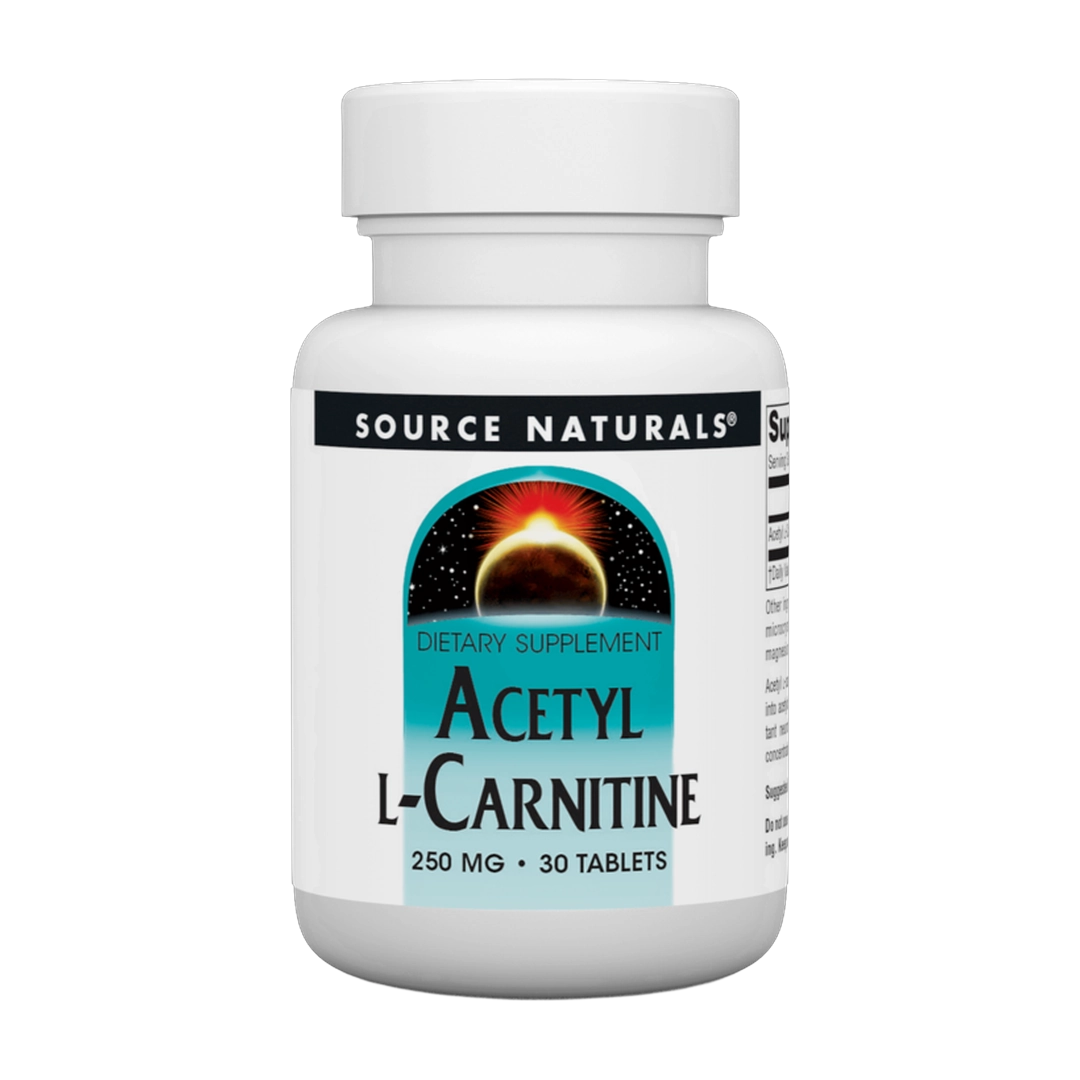 Source Naturals, Acetyl L-Carnitine, 250 Mg, 30 Tablets