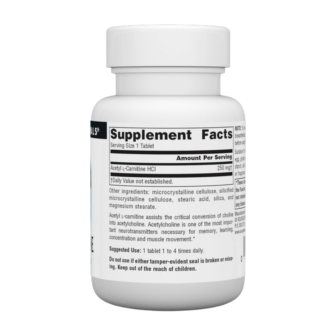 Source Naturals, Acetyl L-Carnitine, 250 Mg, 30 Tablets
