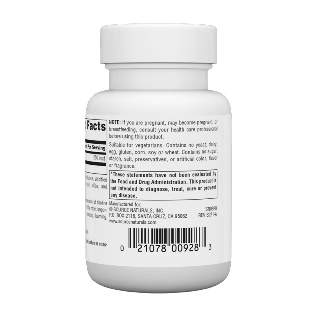 Source Naturals, Acetyl L-Carnitine, 250 Mg, 30 Tablets