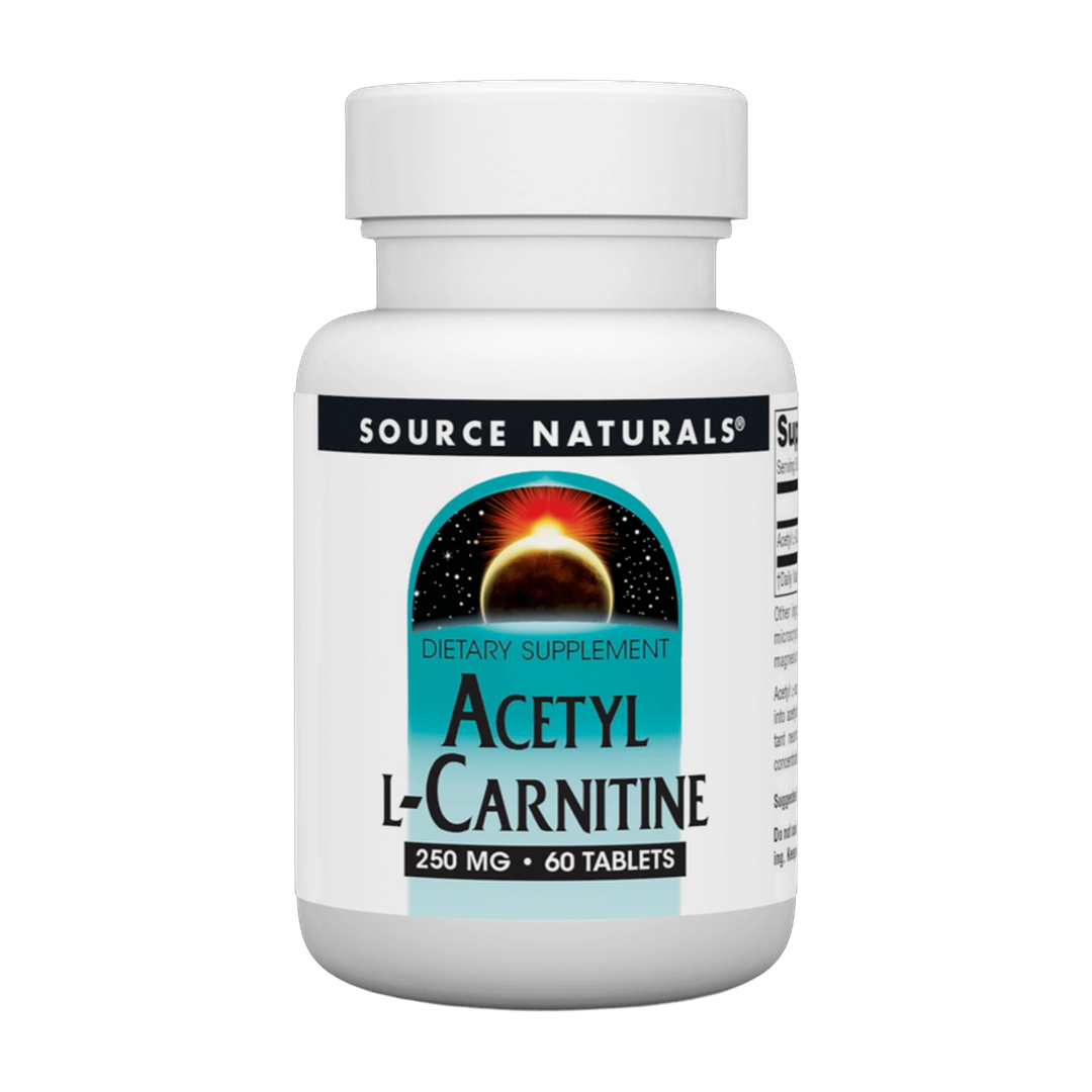 Source Naturals, Acetyl L-Carnitine, 250 Mg, 60 Tablets