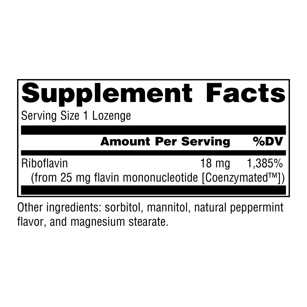 Source Naturals, Coenzymated, B-2, 25 Mg, 30 Lozenge