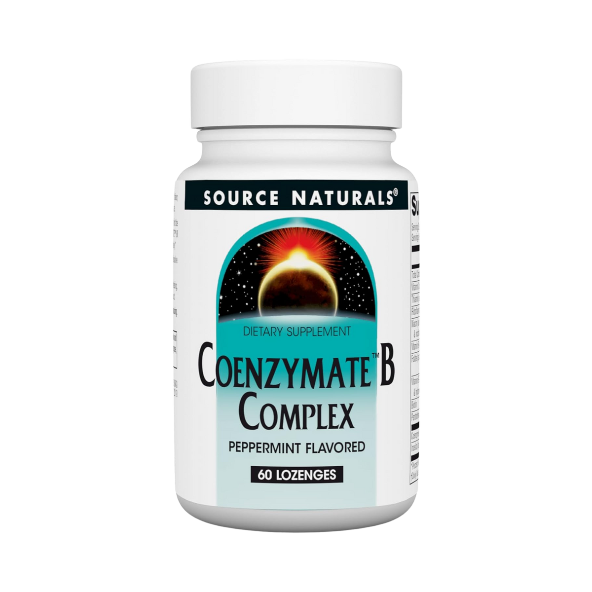 Source Naturals, Coenzymate B Complex, 60 Peppermint Lozenge