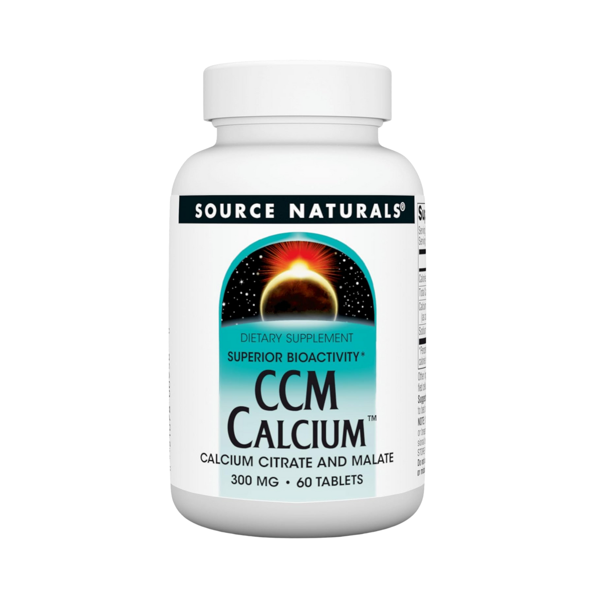 Source Naturals, CCM Calcium 300 Mg, 60 Tablets