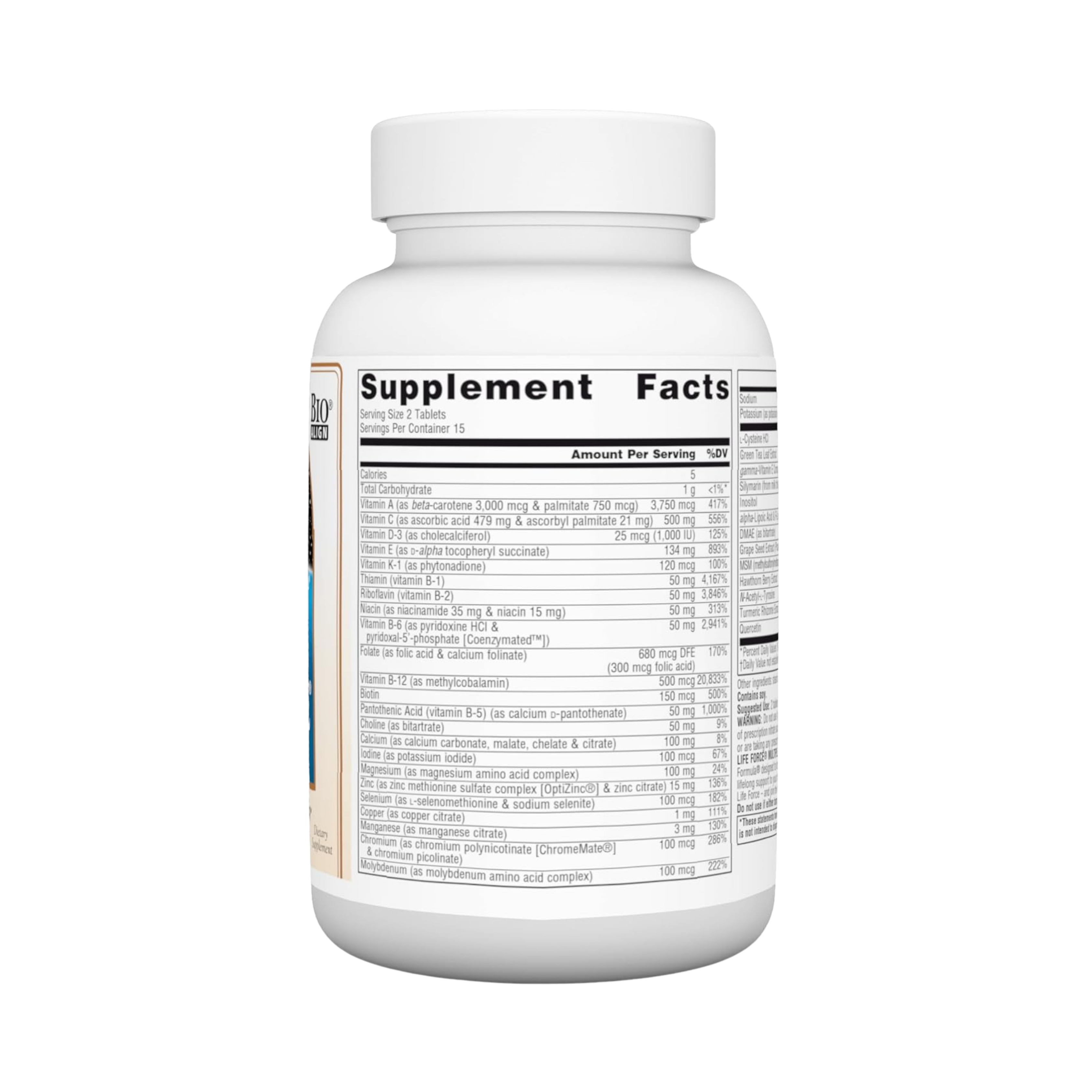 Source Naturals, Life Force Multiple, No Iron, 30 Tablets