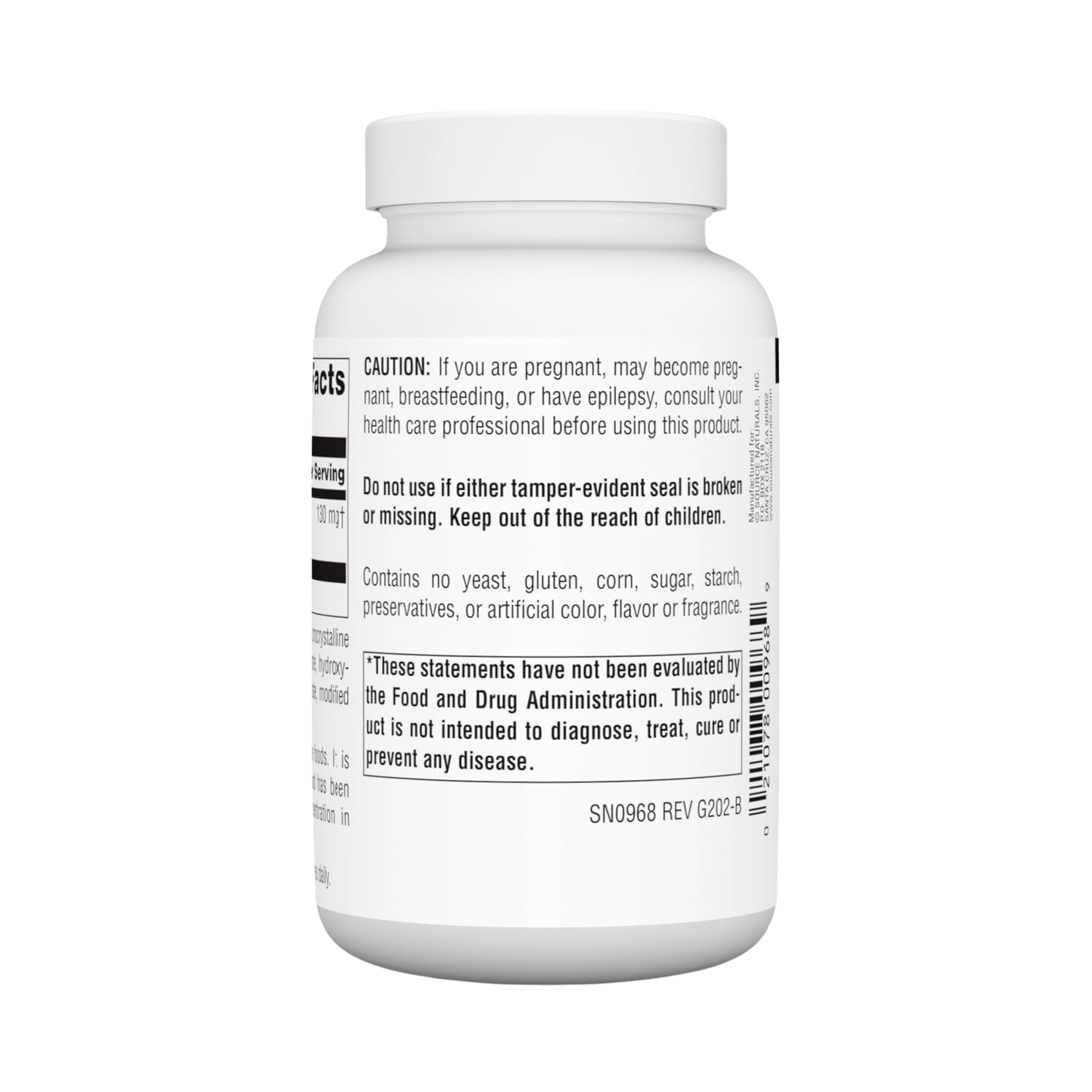 Source Naturals, DMAE, Dimethylaminoethanol Bitartrate, 200 Tablets