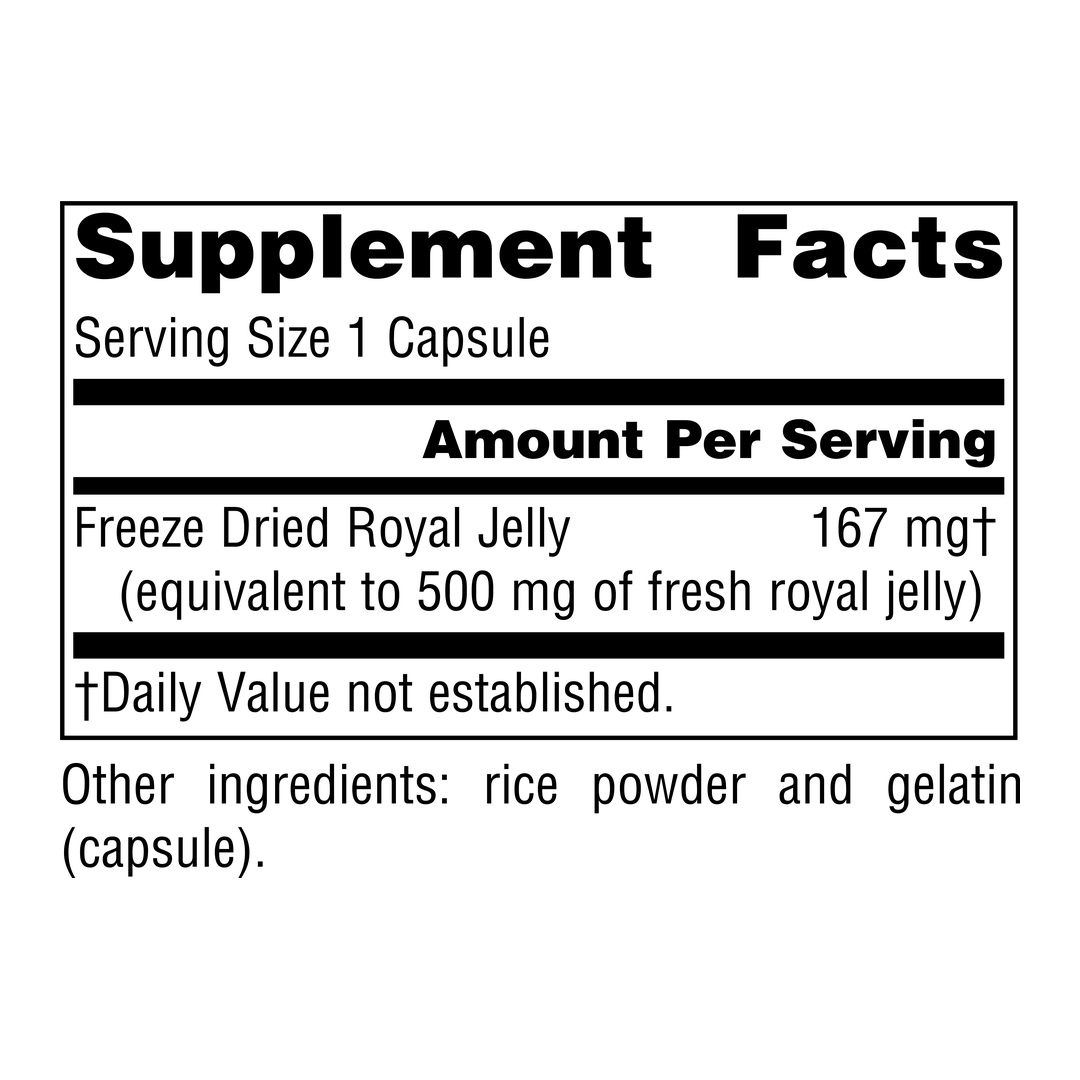 Source Naturals, Royal Jelly, 500 Mg, 60 Capsules