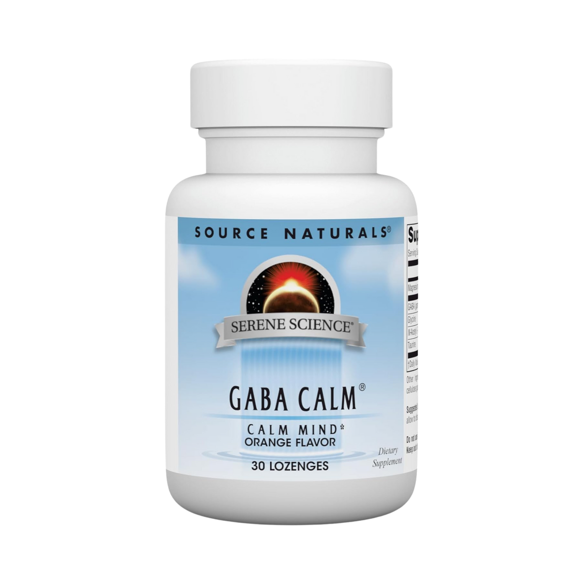 Source Naturals, Serene Science GABA Calm, 30 Orange Lozenge