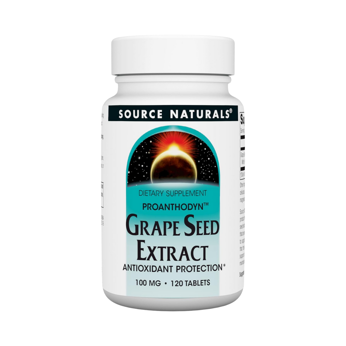 Source Naturals, Grape Seed Extract, Proanthodyn, 100 Mg, 120 Tablets