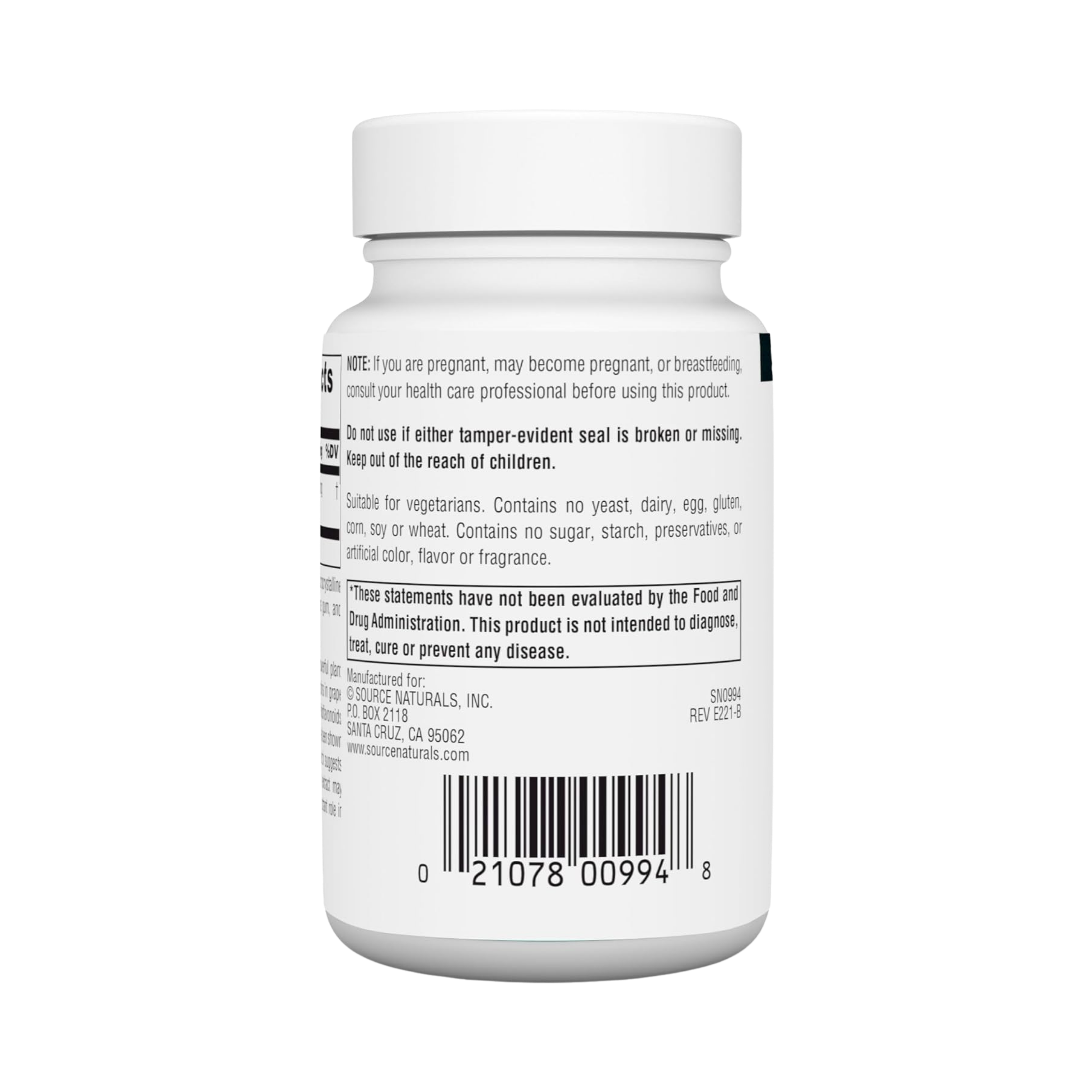 Source Naturals, Grape Seed Extract, Proanthodyn, 100 Mg, 120 Tablets