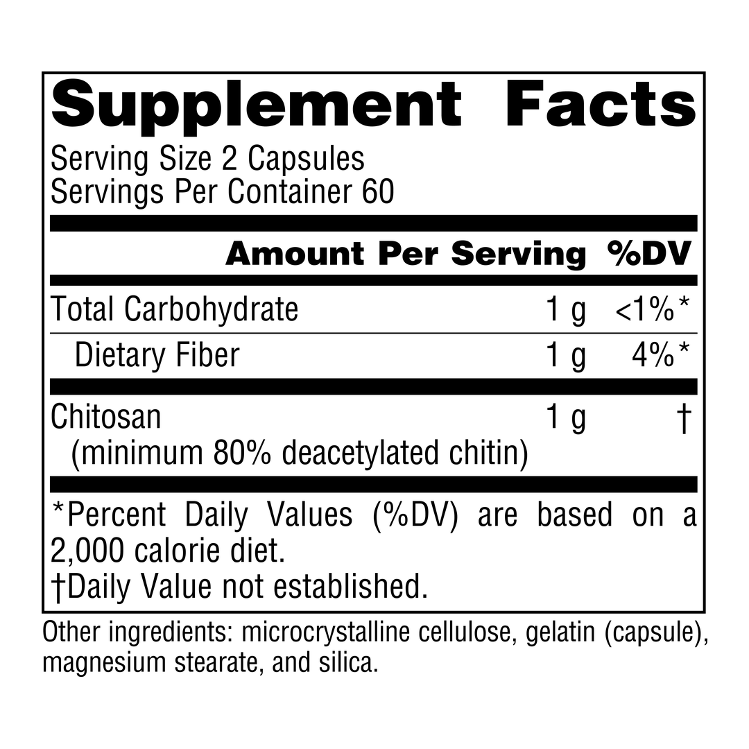 Source Naturals, Diet Chitosan, 500 Mg, 120 Capsules