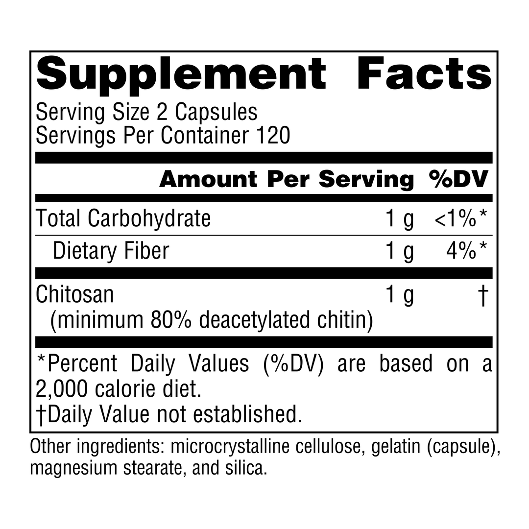 Source Naturals, Diet Chitosan, 500 Mg, 240 Capsules