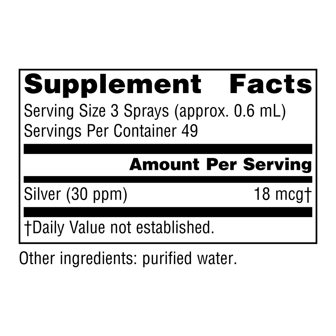 Source Naturals, Wellness Colloidal Silver Throat Spray, 30 ppm, 1 Fl Oz Liquid