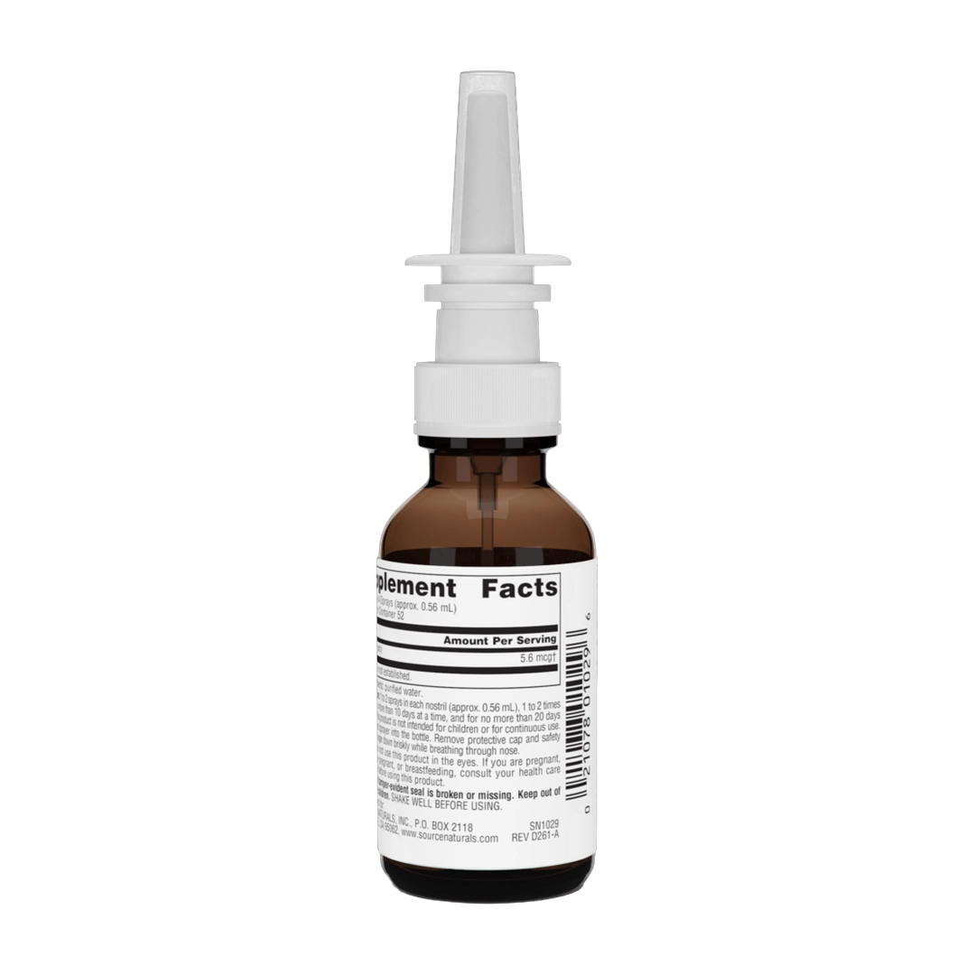 Source Naturals, Wellness Colloidal Silver Nasal Spray, 10 ppm, 1 Oz Liquid