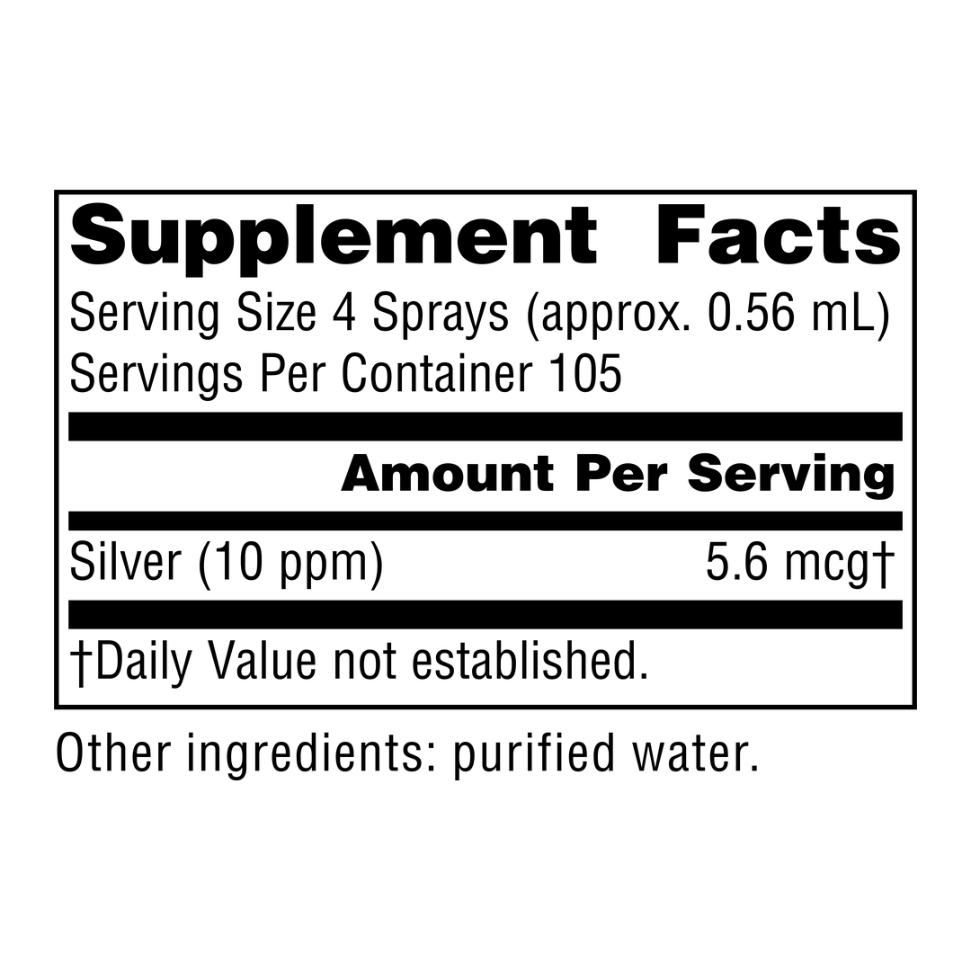 Source Naturals, Wellness Colloidal Silver Nasal Spray, 10 ppm, 2 Oz Liquid