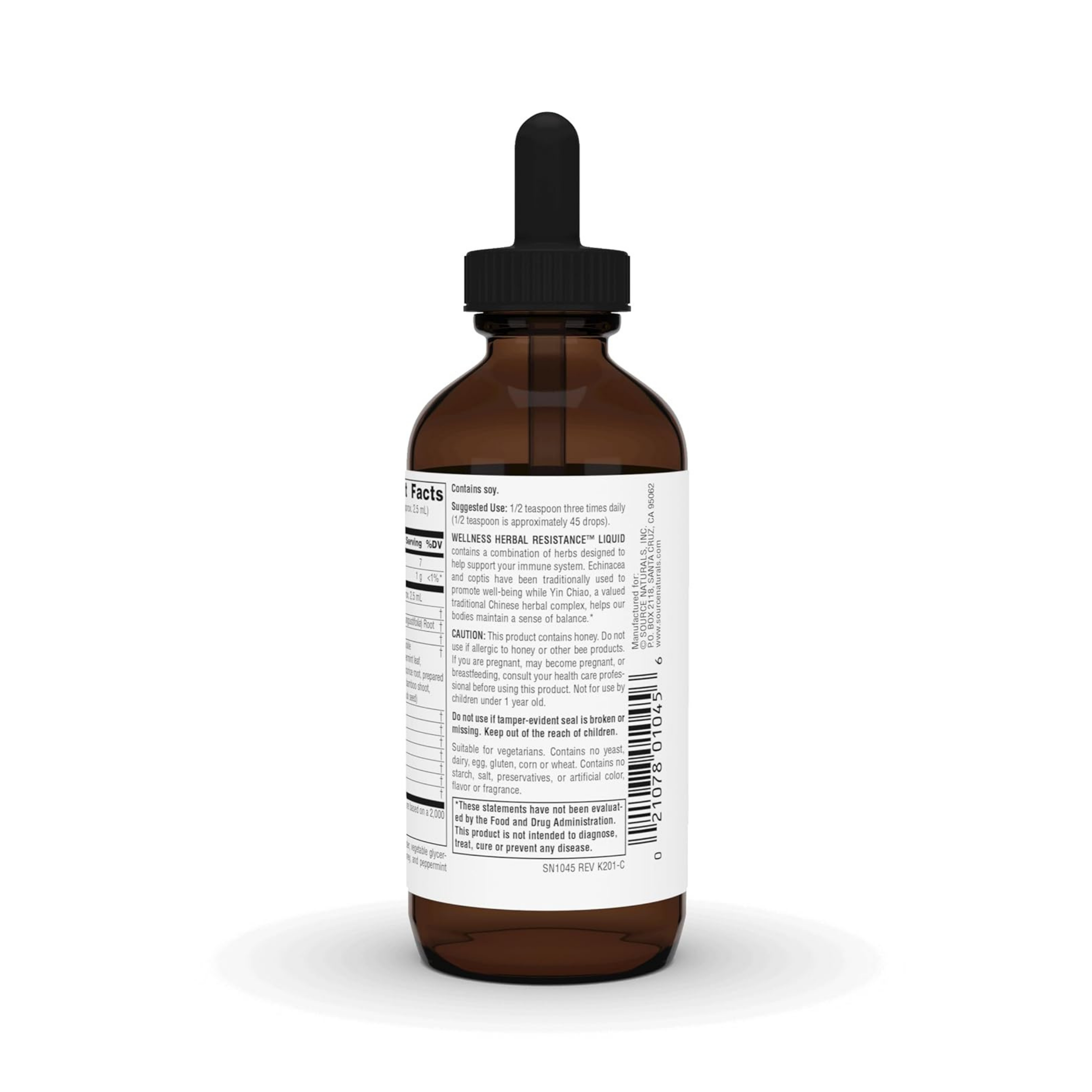 Source Naturals, Wellness Herbal Resistance, 4 Fl Oz Liquid