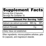 Source Naturals, Pyruvate Power, 750 Mg, 60 Capsules
