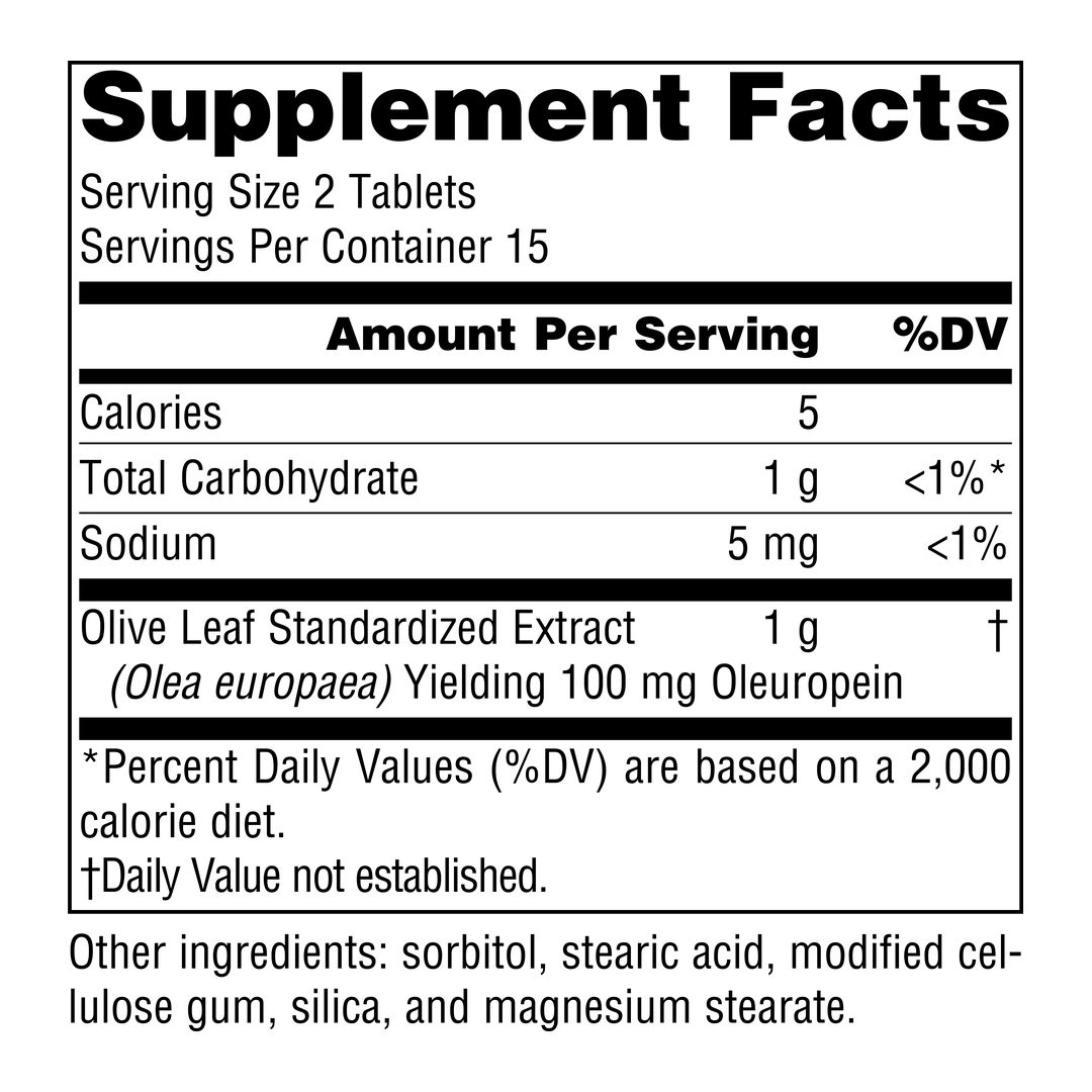 Source Naturals, Wellness Olive Leaf, 30 Tablets