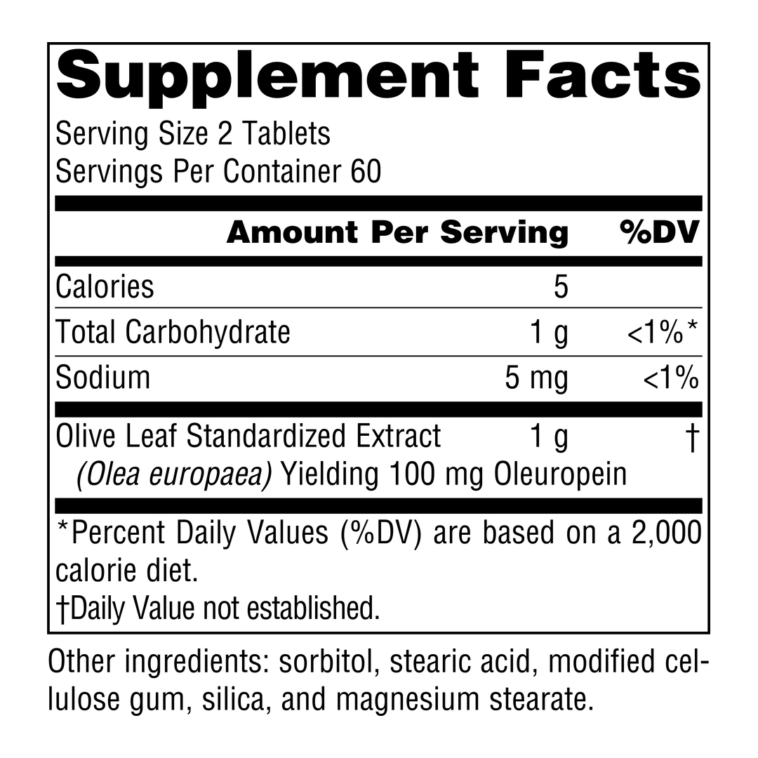Source Naturals, Wellness Olive Leaf, 120 Tablets