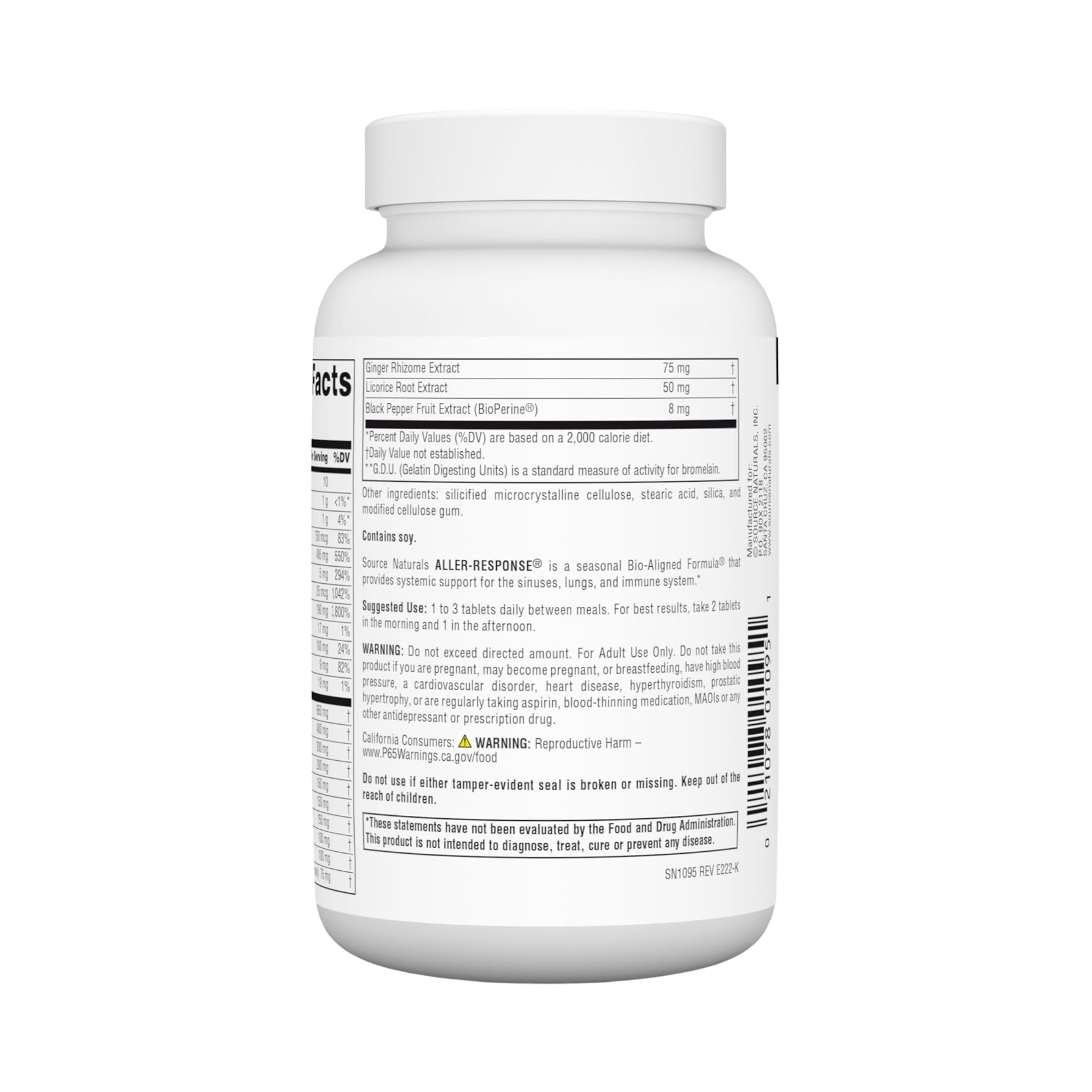 Source Naturals, Aller-Response, 90 Tablets