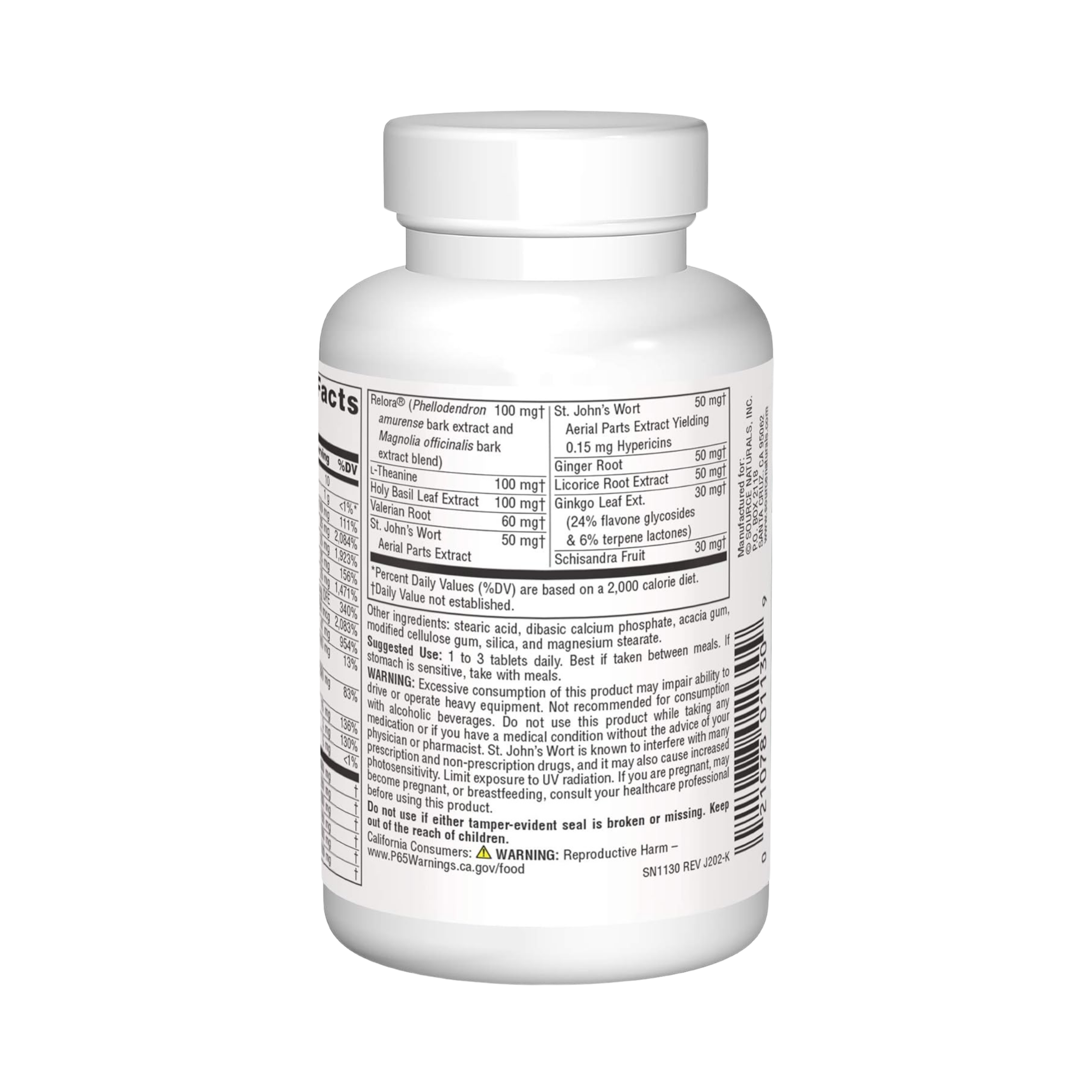 Source Naturals, Calm Thoughts, 45 Tablets