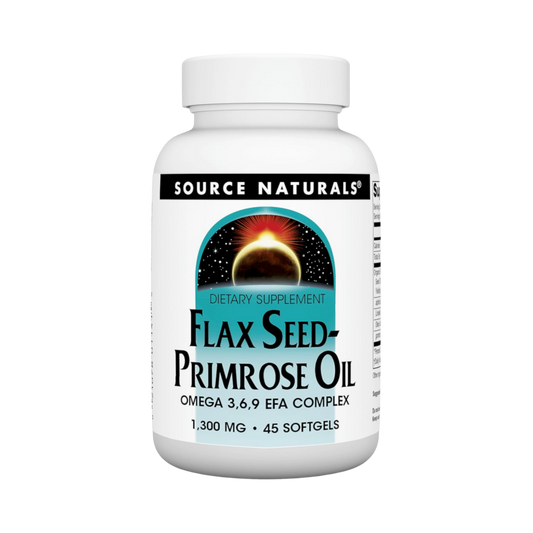 Source Naturals, Flax Seed-Primrose Oil, 1300 Mg, 45 Softgels