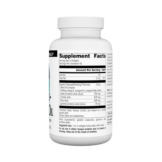 Source Naturals, Flax Seed-Primrose Oil, 1300 Mg, 90 Softgels