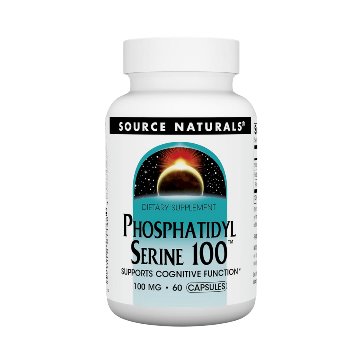 Source Naturals, Phosphatidyl Serine 100, 100 Mg, 60 Capsules