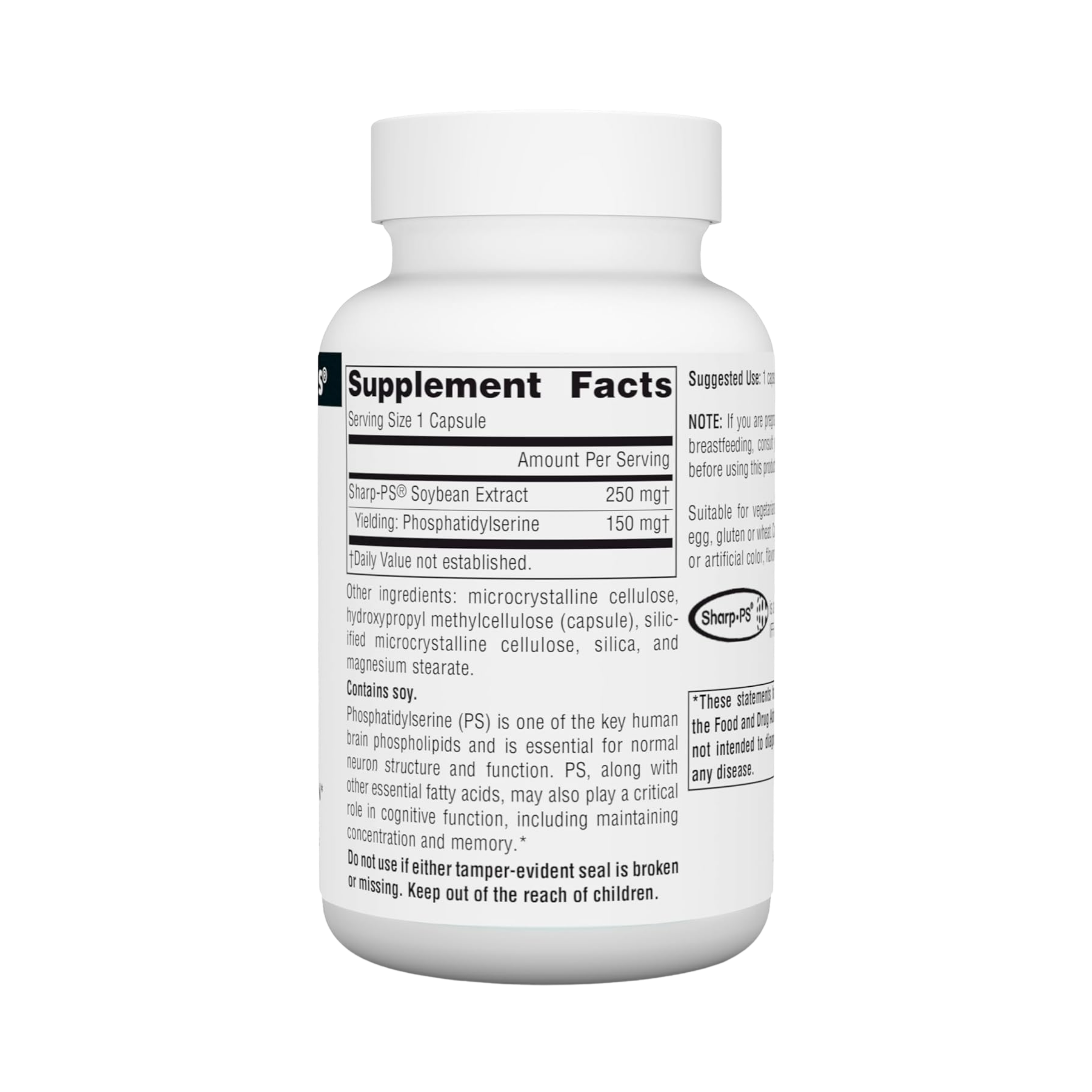 Source Naturals, Phosphatidyl Serine, 150 Mg, 60 Capsules