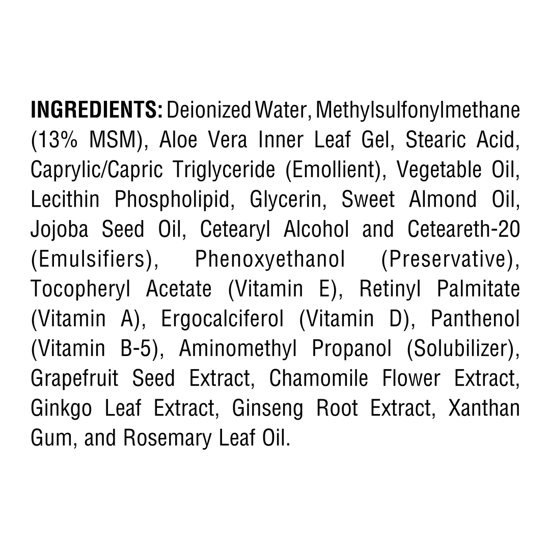 Source Naturals, MSM Cream, 2 Oz