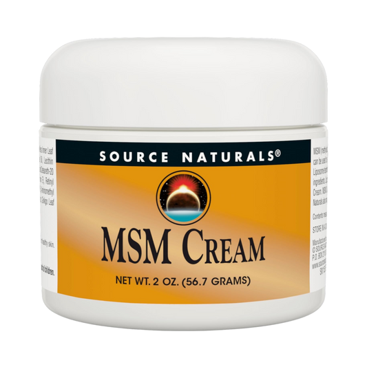 Source Naturals, MSM Cream, 2 Oz