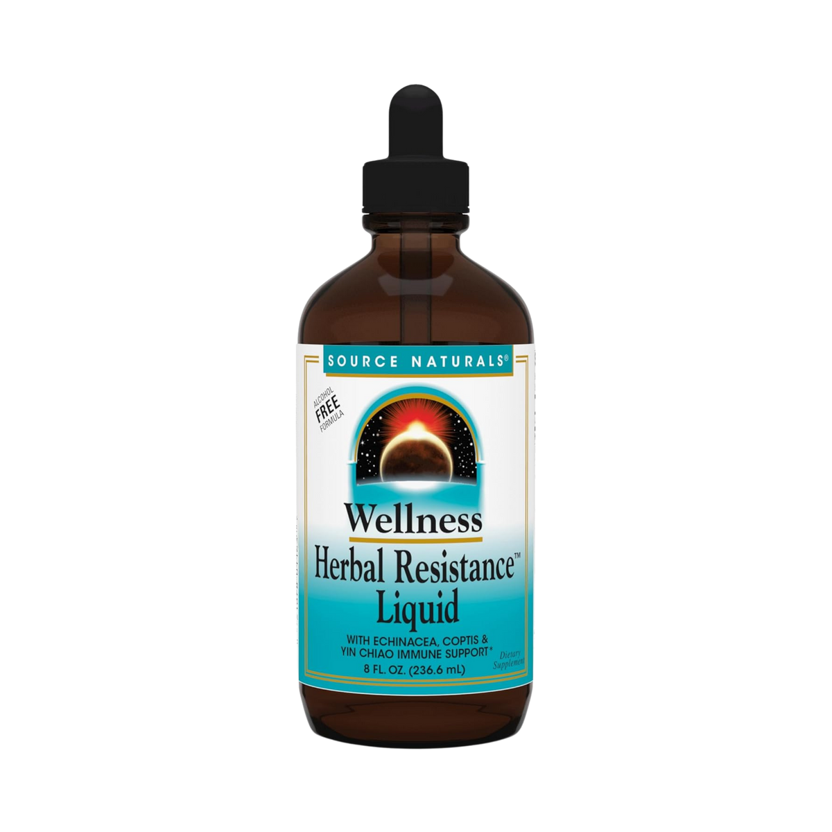 Source Naturals, Wellness Herbal Resistance, 8 Oz Alcohol Free Liquid