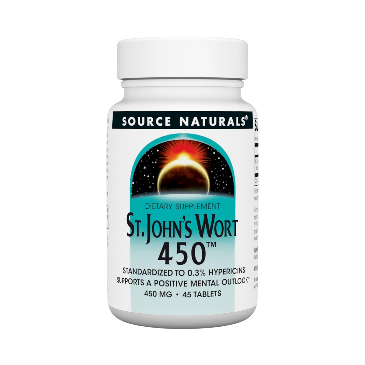Source Naturals, St. John's Wort 450, 450 Mg, 45 Tablets