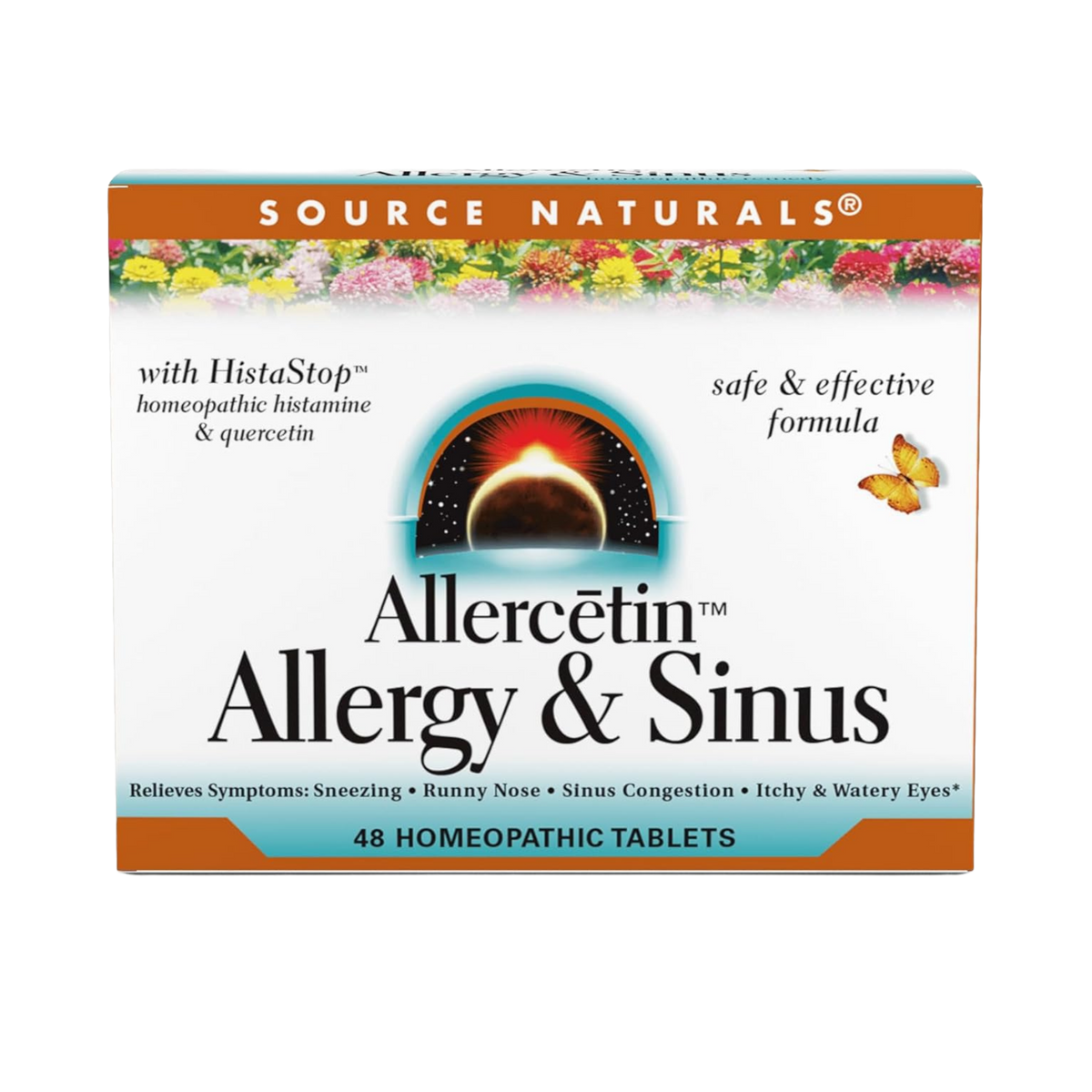 Source Naturals, Allercetin, Allergy & Sinus, 48 Tablet