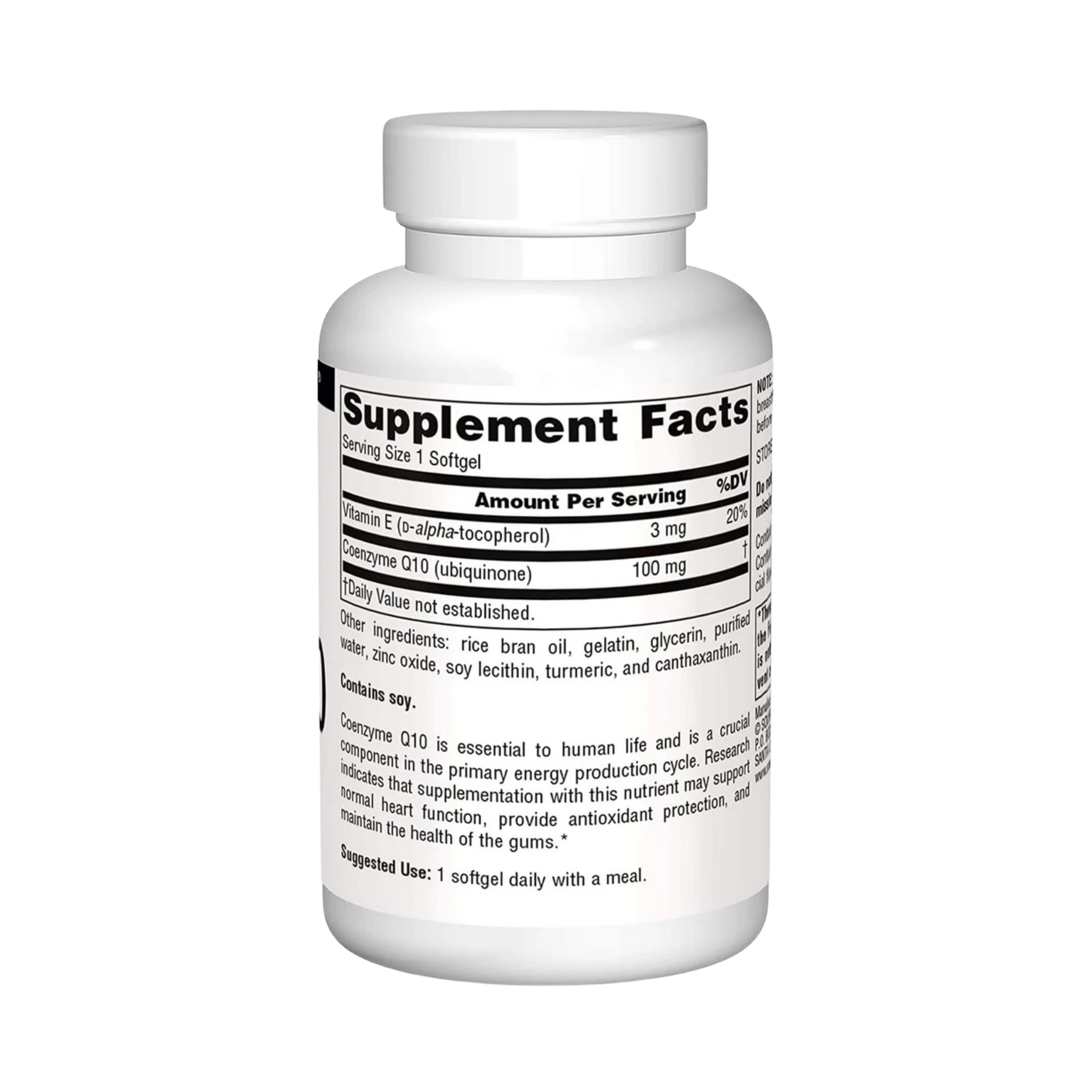 Source Naturals, Coenzyme Q10, 100 Mg, 30 Softgels